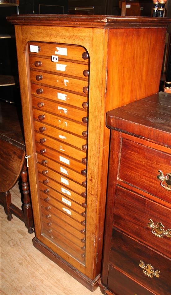 20 drawer collectors cabinet